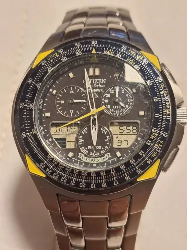 Relogio Citizen Skyhawk Blue Angels C651