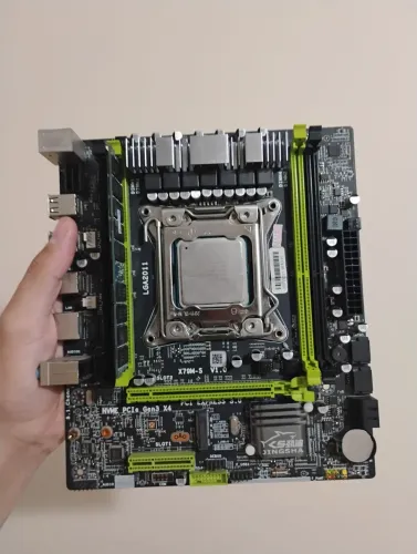 Kit x79 xeon E5 2640v2+ placa mãe+1x16gb de ram