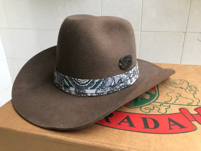 Chapéu Cowboy Prada Lã tipo de exportação