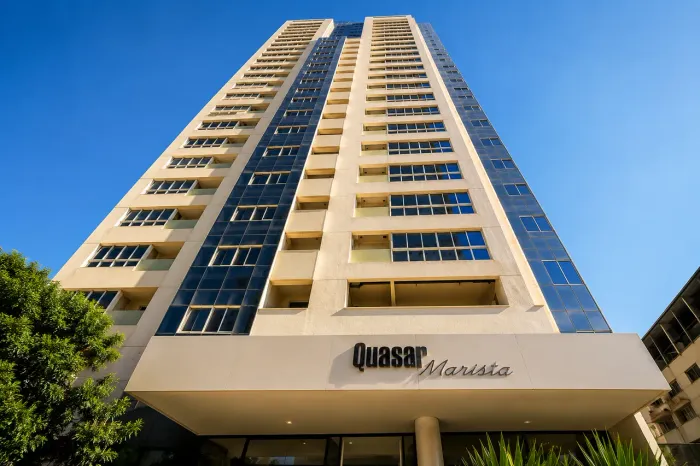 QUASAR MARISTA | 1 SUÍTE | 47 m² | 16º ANDAR | VISTA POENTE