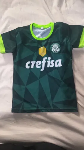Camisa palmeiras infantil