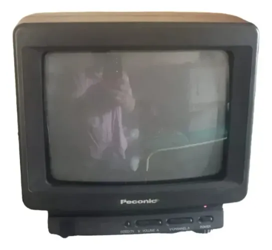 Tv Antiga Peconic 10 Polegadas P/ Retrogaming / Coleção # (Usado)