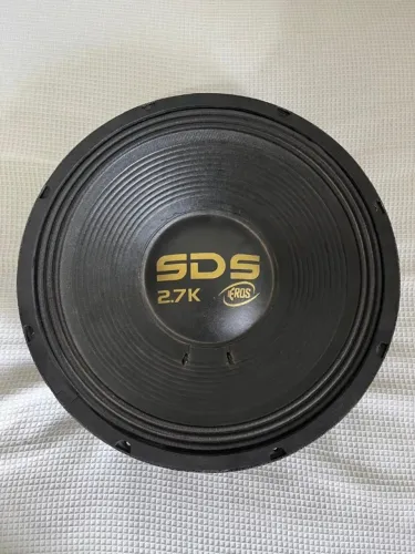 Alto Falante Eros SDS 2.7K 15" 1350W RMS 4 Ohms ORIGINAL - Reparo NOVO