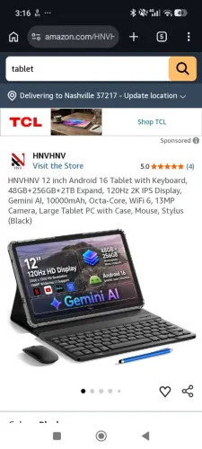 TABLET 2K 48GB RAM 2TB NOVO NUNCA USADO.