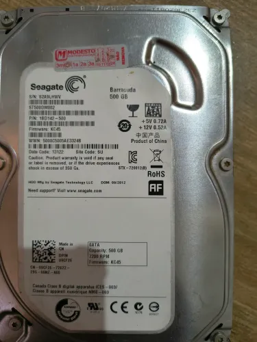 Hd Seagate 500 gigas
