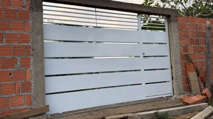 Portão galvanizado na promoção já Estaldo