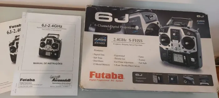 Aeromodelismo - RÁDIO FUTABA TJ6