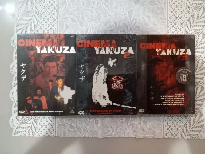 CINEMA YAKUZA VOL. 1, 2 E 3 DVD