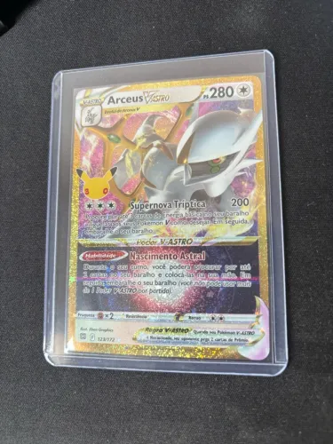 Carta Pokémon coleção 30 anos 