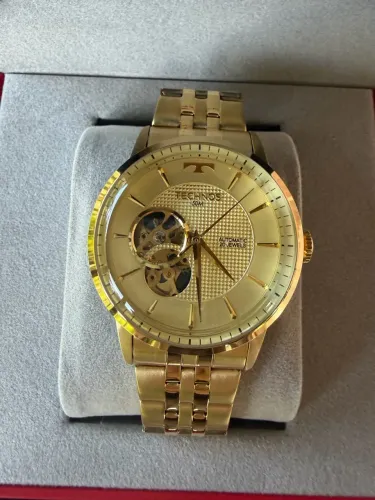 Relógio Technos automático masculino SKELETON novo e original