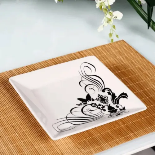Prato Fundo 21cm X 21cm Quartier Tattoo Oxford