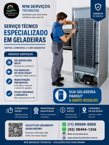 Sua geladeira parou?