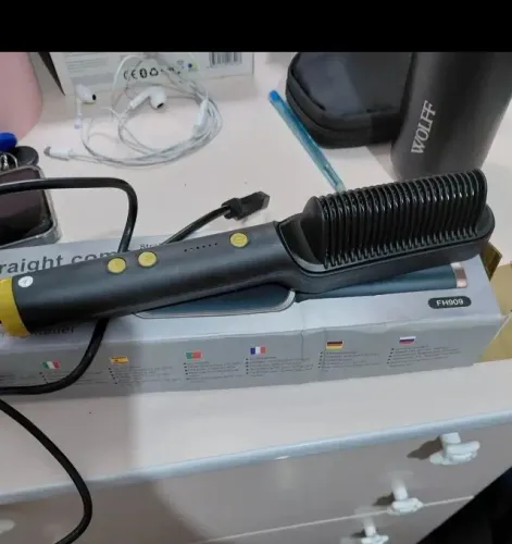 Escova Alisadora 3 em 1 (Pague Somente na Entrega)