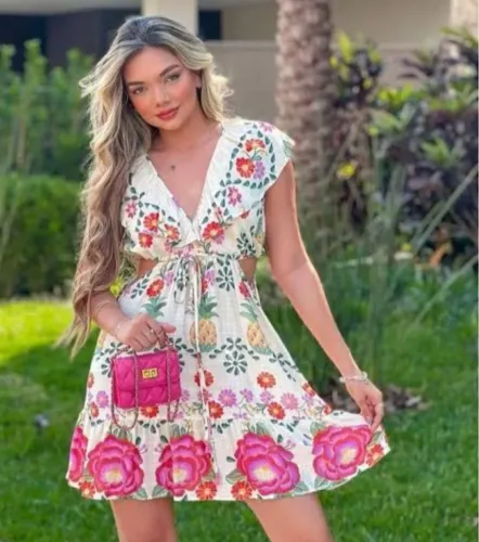 Vestido curto Farm P