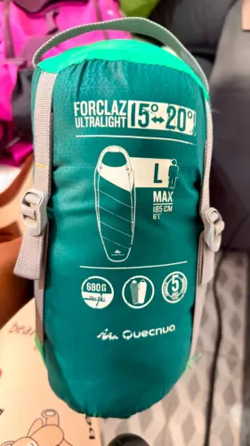 Saco de dormir quechua decathlon 15°c