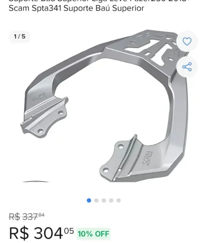 Suporte bagageiro fazer 250