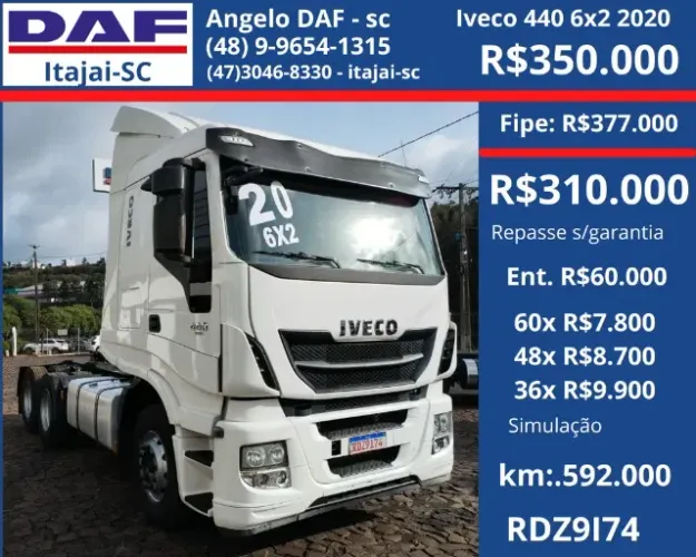 Iveco 440 6x2 2020
