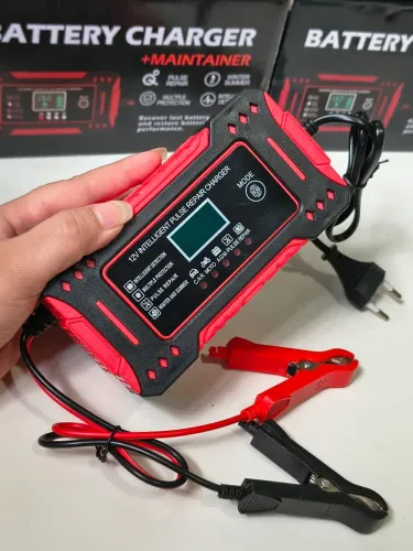 Carregador De Bateria Automotivo Inteligente 12V 6A Carro Moto Digital