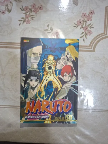 Mangá Naruto Vol 55 GOLD - Masashi Kishimoto - Estado de Novo