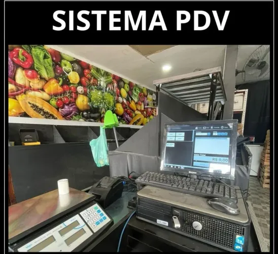 Kit PDV+Sistema incluso Não fiscal sem mensalidade