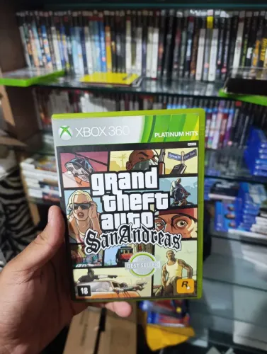 Jogo GTA San Andreas Original Xbox 360 - Ac cartão e Olx pay (temos outros jogos)