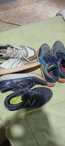 3 tenis original usados, puma, Adidas e new balance