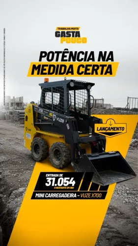 Mine carregadeira vuzeX100 