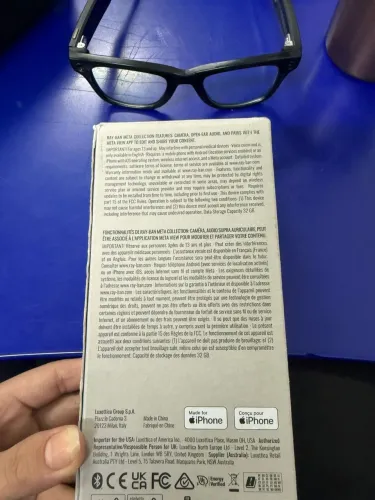Óculos rayban meta wayfarer gen2