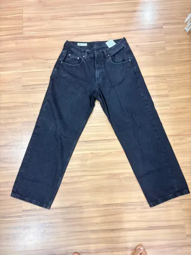 Calça Baggy Preta Zara