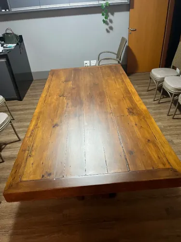 Mesa madeira de demolição