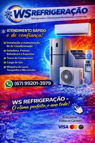 Concerto de geladeira, freezer, bebedouros, máquinas faz tudo, microondas... 