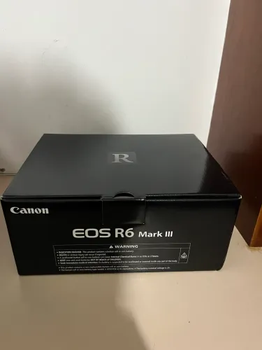 Canon R6 Mark III nova à pronta entrega com garantia 12 meses