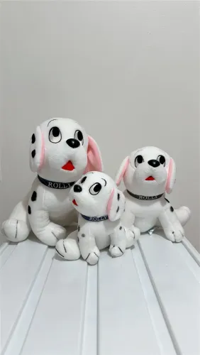 Bichinho de Pelucia 101 Dálmatas 3 peças 