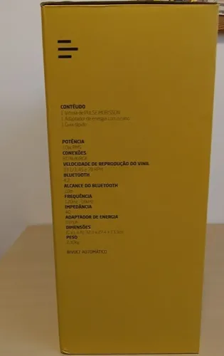 Vitrola Retrô Pulse Morrison SP613 (C/ Bluetooth) - NOVA NA CAIXA!