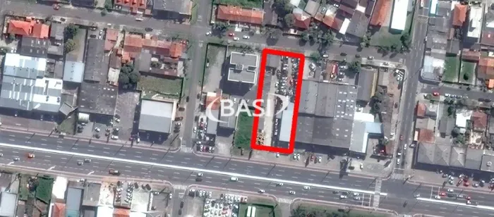 Terreno na João Leopoldo Jacomel, Pinhais, 1254m2 com duas frentes