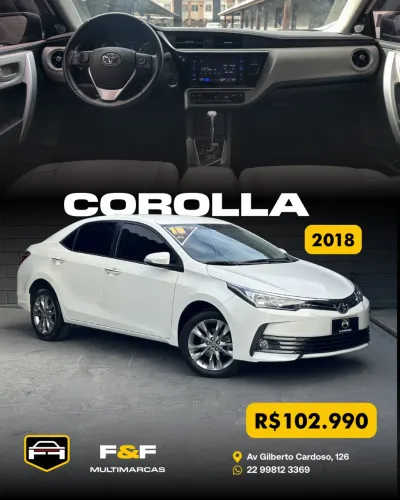 Toyota Corolla XEI 2.0 Flex 16V Aut. 2018