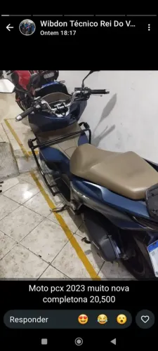 Urgente; Moto PCX 160 ABS DLX quitada