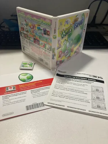 Jogo Original Nintendo 3DS New Yoshi Island CIB Completo. Envio OLX PAY