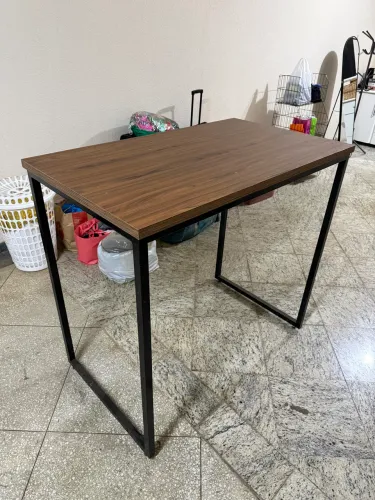 Mesa industrial balcão loja apoio