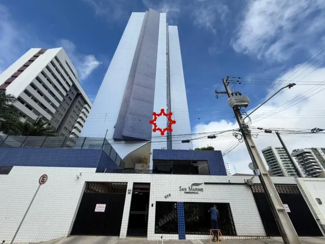 Apartamento mobiliado no Edifício San Marino com 116 m2 de área privativa e 2 quartos, sen