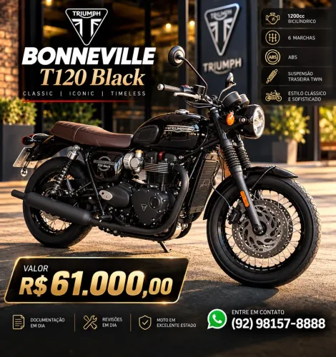 Triumph Bonnaville T120 black