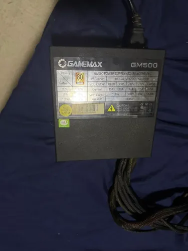 Fonte gamemax 500w
