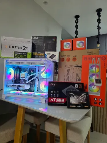 PC Gamer Todas Peças Novas - RTX 5060 + RYZEN 7 5700X + 32GB - ACEITO PS5