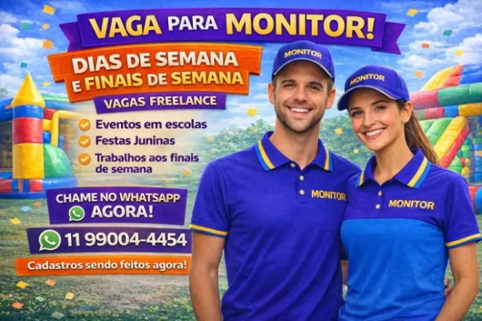 Monitor de Brinquedos Infláveis Festas