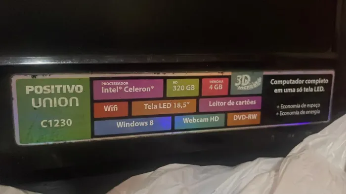 PC POSITIVO DISPONÍVEL ? HD 320GB MEMÓRIA 4GB