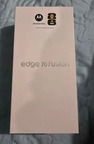 Smartphone Motorola Edge 70 Fusion 5g - 256 gb 24gb branco com NF