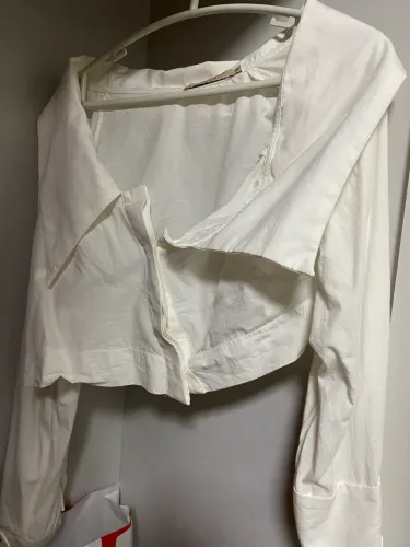 Blusa curta OPEN - TAM P