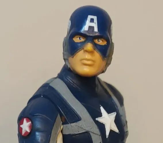 Action Figure Capitão América o Primeiro Vingador com Chris Evans 20cm original hasbro