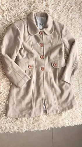 Casaco bege nude feminino 