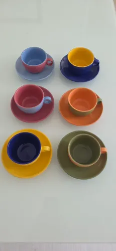 6 Xícaras Café 100 ml sem uso